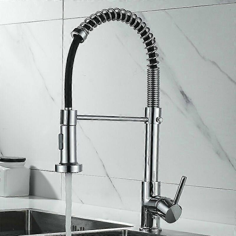 Durable Kitchen Faucet, Solid Brass Ensures Timeless Durability, Pull Down Sprayer With Jet And Spray Modes For Versatile Cleaning, Eco-Friendly