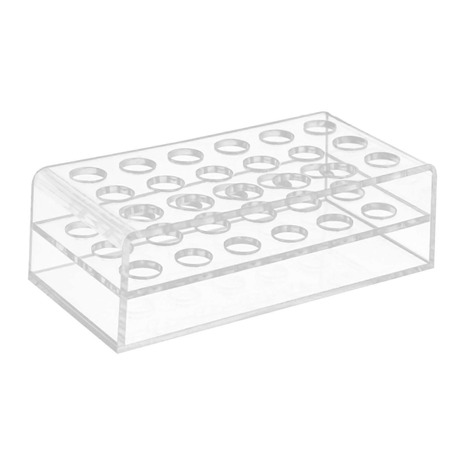 Clear Acrylic Brush Display Pen Holder Desk Marker Pen Display Stand for