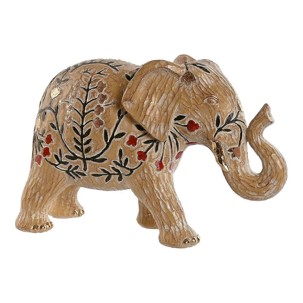 Decorative Figure Home ESPRIT Multicolour Elephant 32,5 x 12,5 x 21 cm