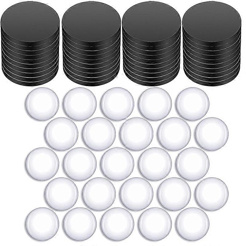 for DIY Round Magnetic Discs with Clear Dome (48 Sets)