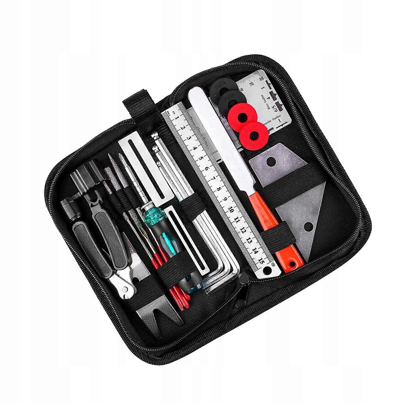 Guitar Repairing Tool Kits 20pcs String Files Leveling Tool Set Luthier