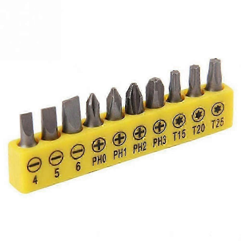 10pcs Screwdriver Bit Magnetic Multifunctional Different Sizes Screwdriver Bit Set For Household