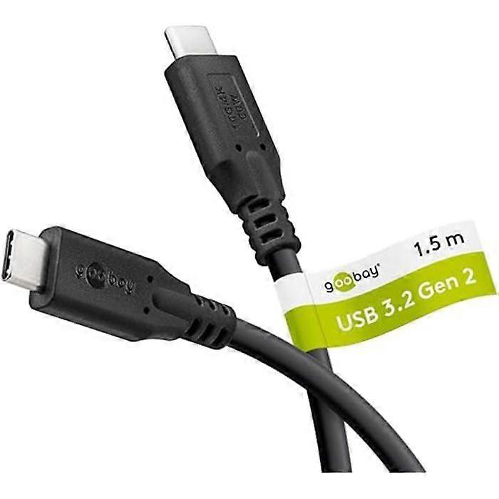 USB-C Cable - GOOBAY - 3.2 - 60 W - 10 Gbit/s - Compatible with Thunderbolt 3 and 4