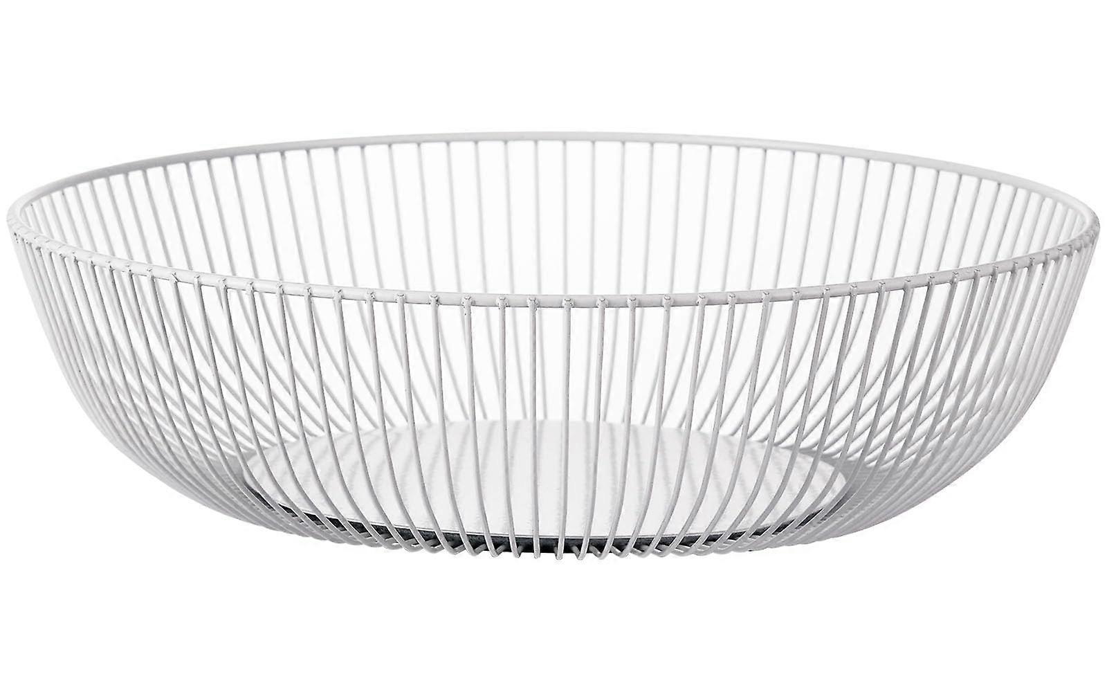 Metal Fruit Basket for Kitchen Counters Open Wire Design Countertop Fruit Stand Standard Size