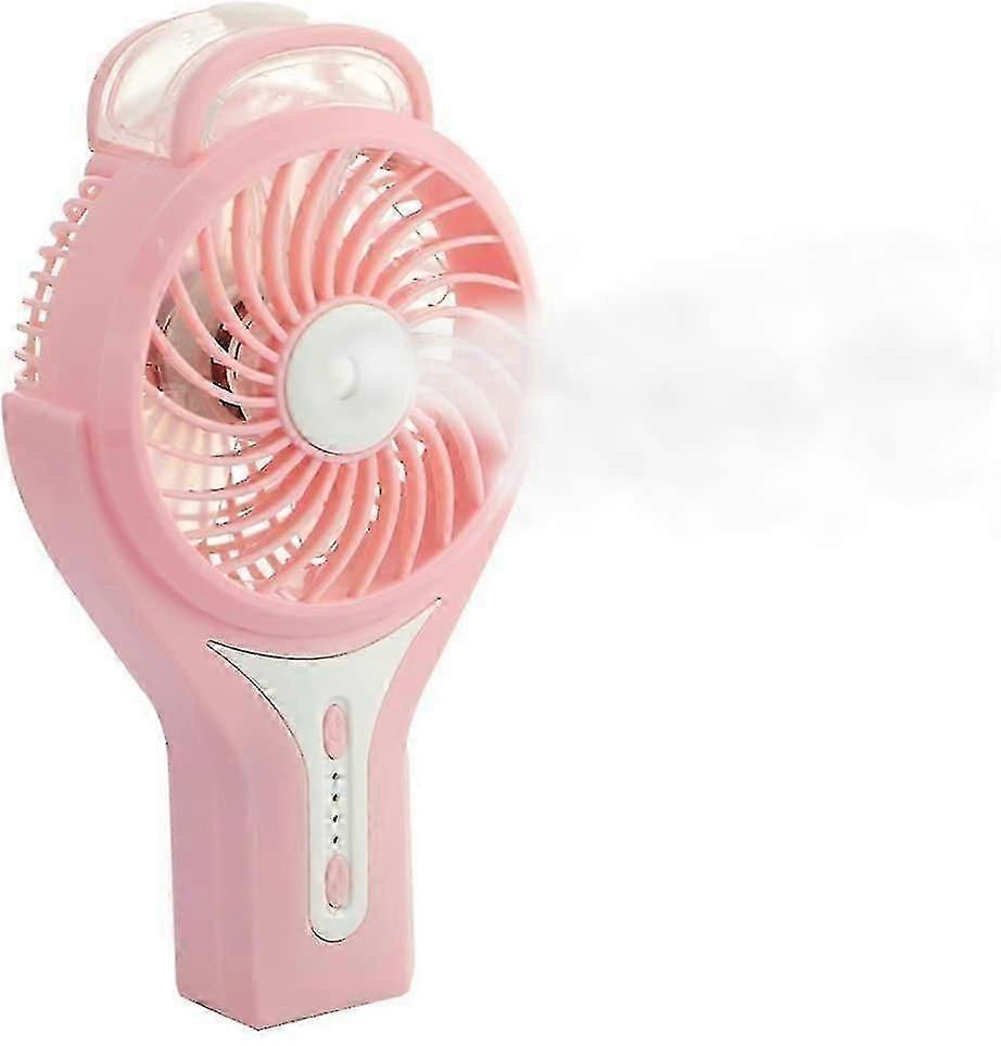 Mini Handheld Usb Misting Fan With Personal Cooling Mist Humidifier Rechargeable