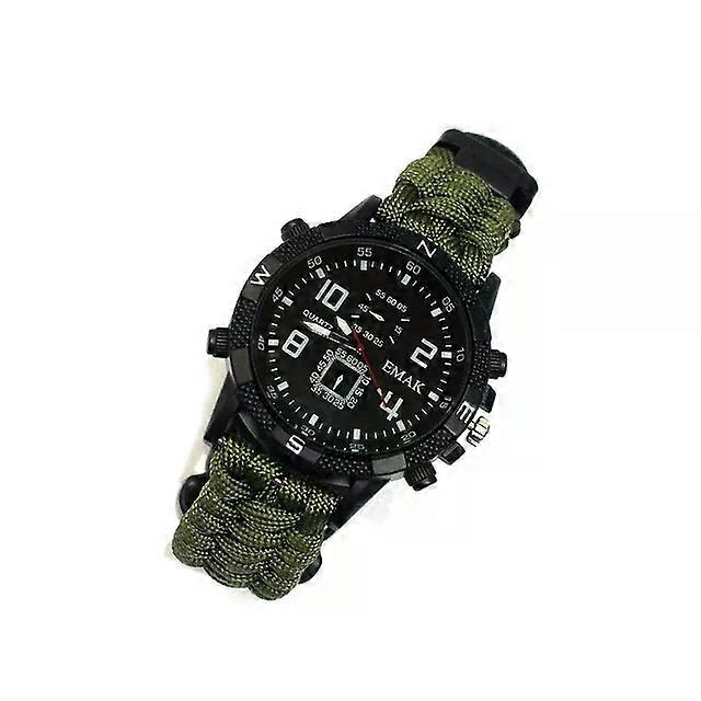 Survival Watch Camping Tools Hiking Equipment Torch Rechargeable Shockproof Outdoor Supplies Multipurpose Emergency Gadget