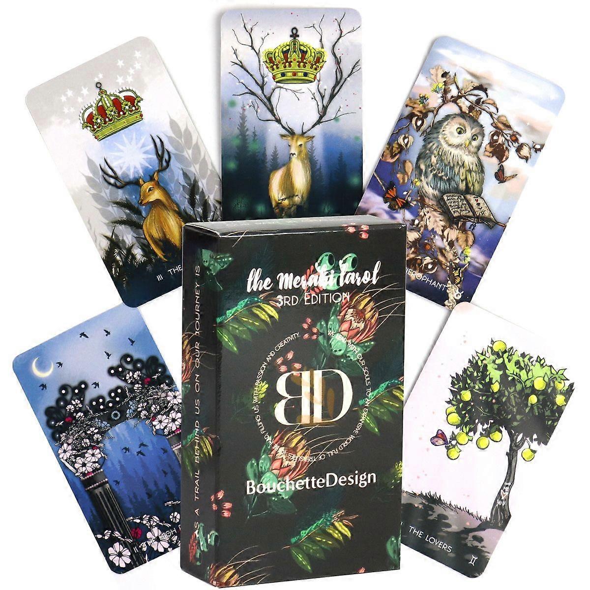 Meraki Tarot Deck: Animal Tarot Cards for Beginners Divination