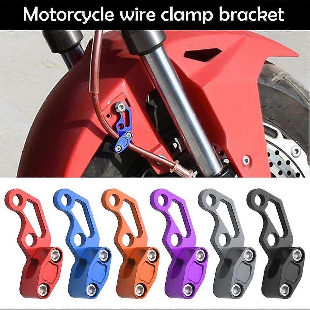 Universal Motorcycle Oil Pipe Cable Clip Brake Line Clamps Pulsar NS 200 Access