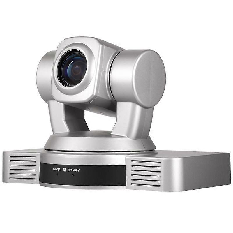 YANS YS-H810DSY 1080P HD 10X Caméra de vidéoconférence à objectif zoom avec télécommande, prise US (argent)