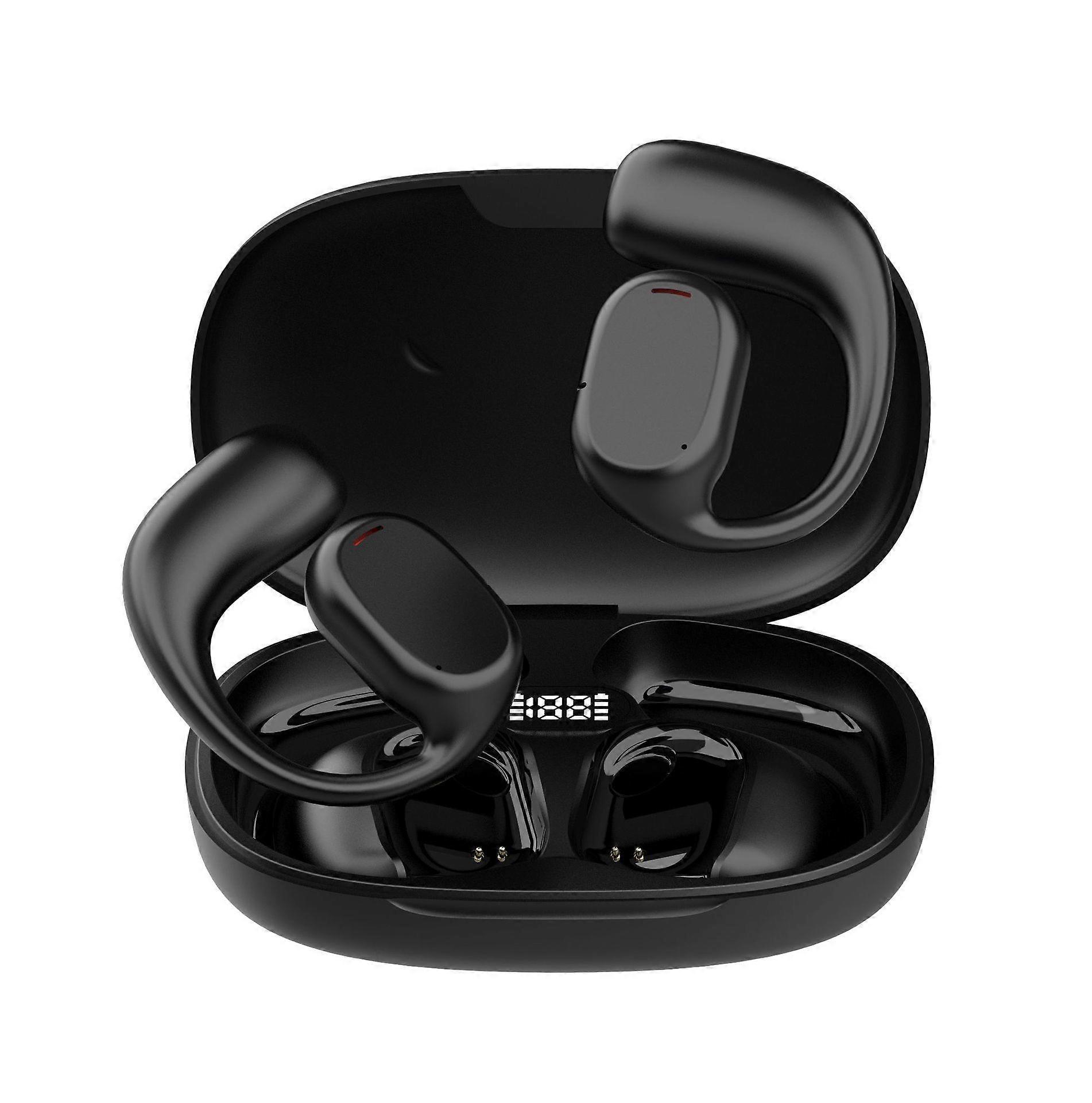 OWS private model bluetooth headset ultra-long battery life digital display open bluetooth headset ear-hook noise reduction wireless headset