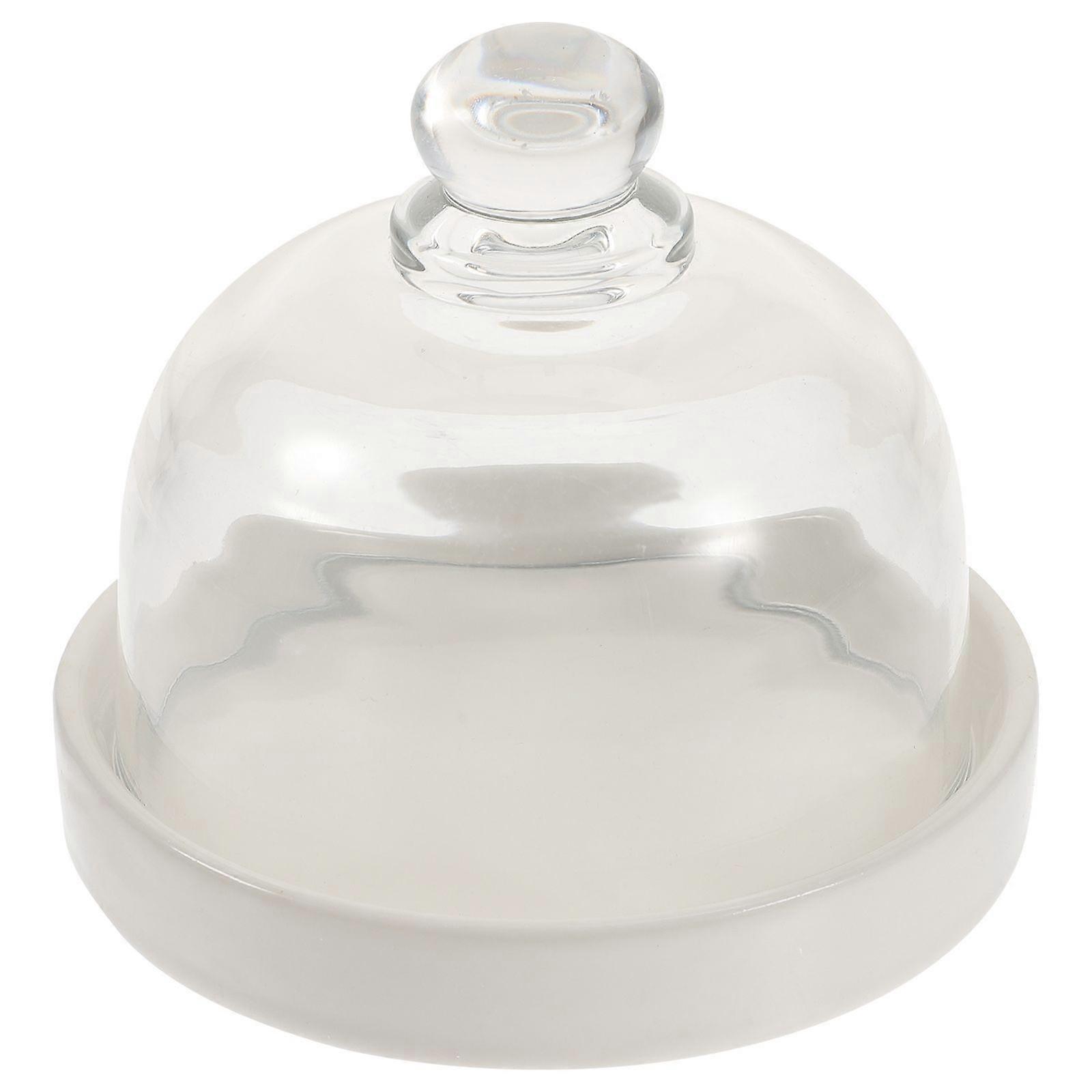 1pc Mini Dessert Tray Cake Showing Stand with Lid Dessert Storage Container