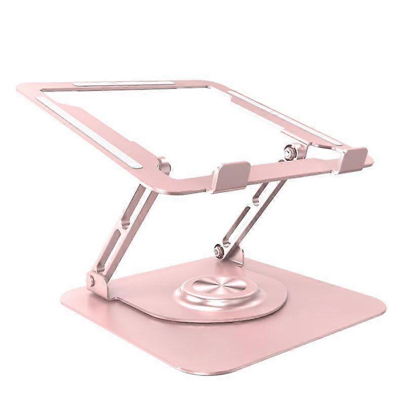 Laptop Stand for Desk, Adjustable Computer Stand with 360 Rotating Base, Ergonomic Laptop Riser for Collaborative Work, Foldable & Portable Laptop Sta