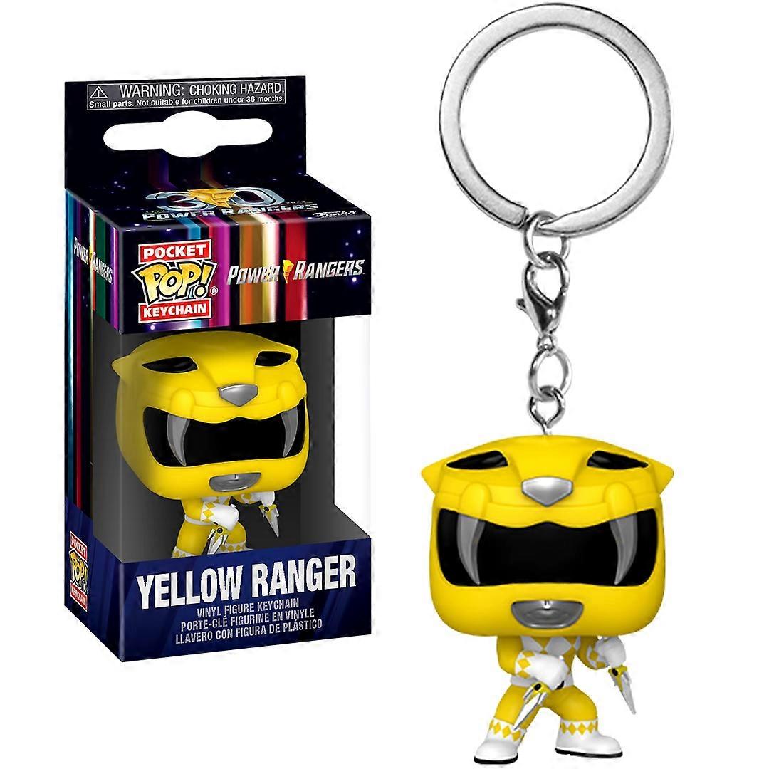 Yellow Ranger Power Rangers Funko Pocket Pop! TV Keychain