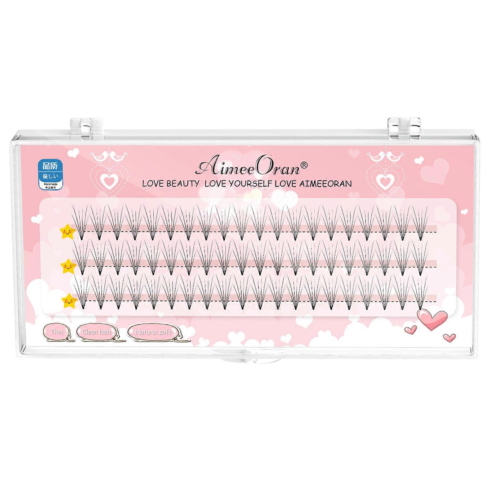 Single Cluster False Eyelashes Pack Light Soft 3D Effect Well Bedded Lashes