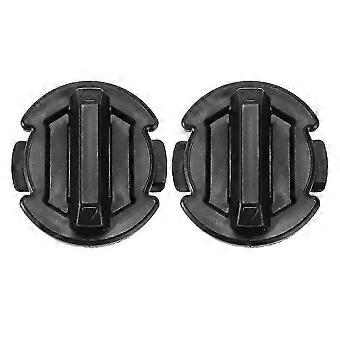 2pcs ABS Easy Install Car 5414694 Floor Drain Plug Black Twist Cap Interior