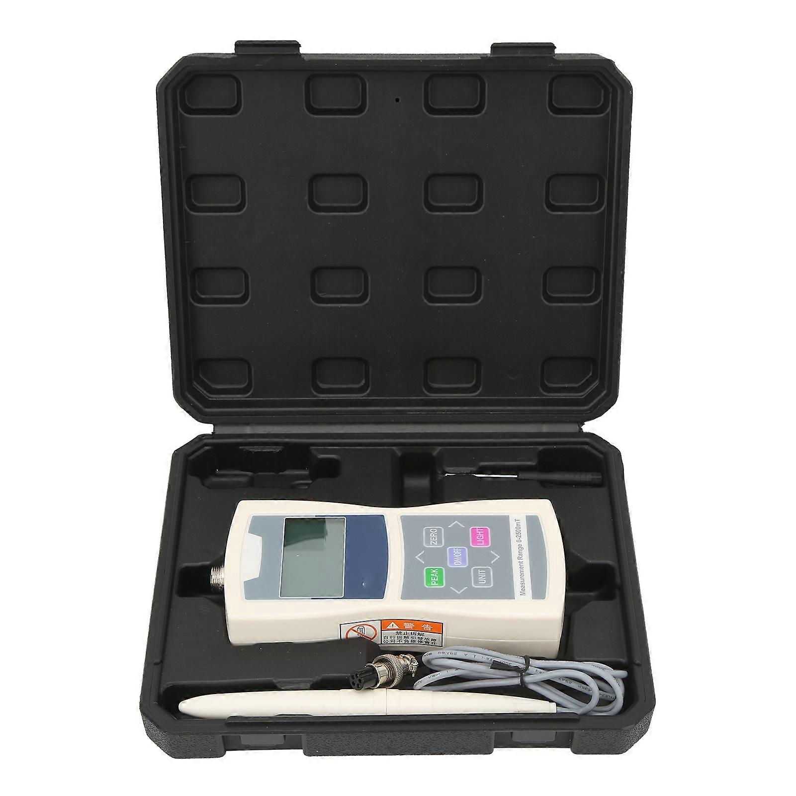 Surface Magnetic Field Detector High Accuracy Handheld Gauss Meter Digital Gauss Tester 0‑2500mT