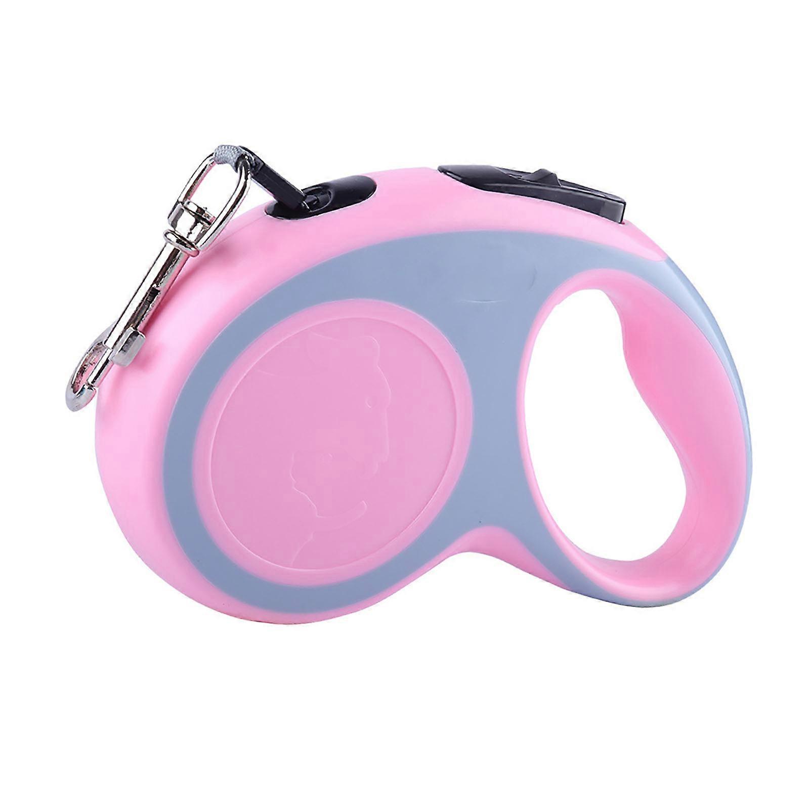 Retractable Pet Automatic Adjustable Comfortable Handle Paw Print Pet Walking Leash for Outdoor