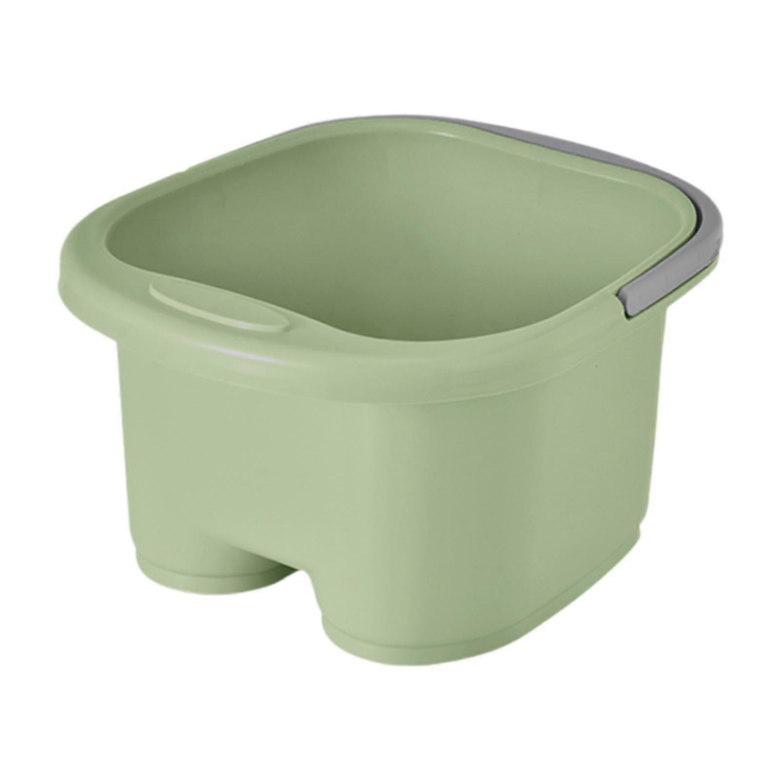 Foot Bathing Massage Basin Foot Spa Basin Multipurpose Foot Bucket Green