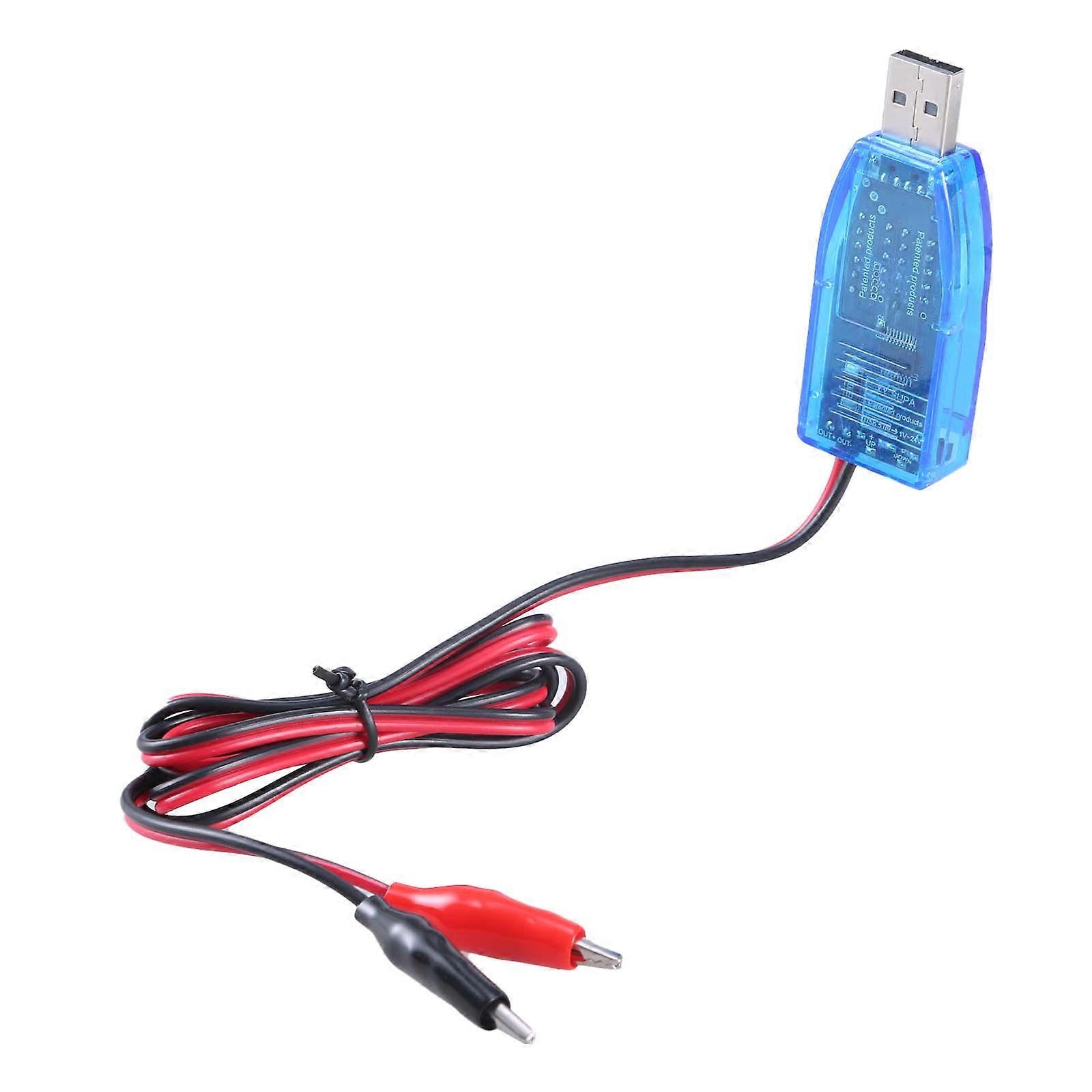 Boost  Converters Cable USB Step Up / Down Power Supply 5V to 1.2-24V Adjust Output Multicolor