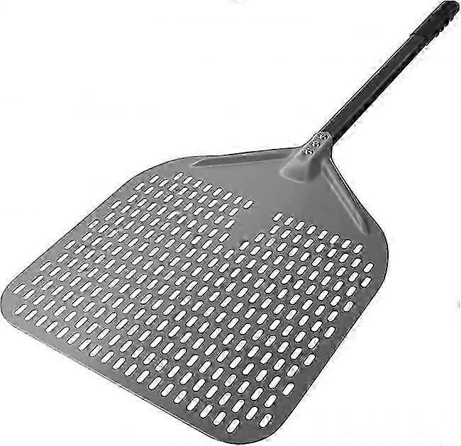 14 "قشر بيتزا مثقبة لوح طويل صلب بأكسيد الألومنيوم بأكسيد البيتزا قشر بيتزا سوبر كبير المحور قشر المهنية