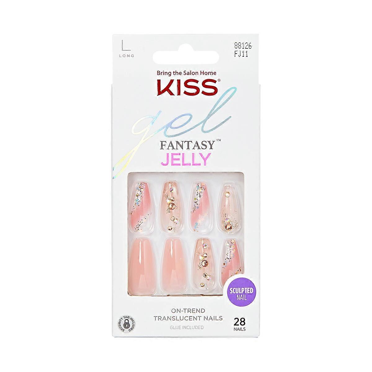 Kiss Products Jelly Fantasy 假指甲 - Jelly Cat - 31ct