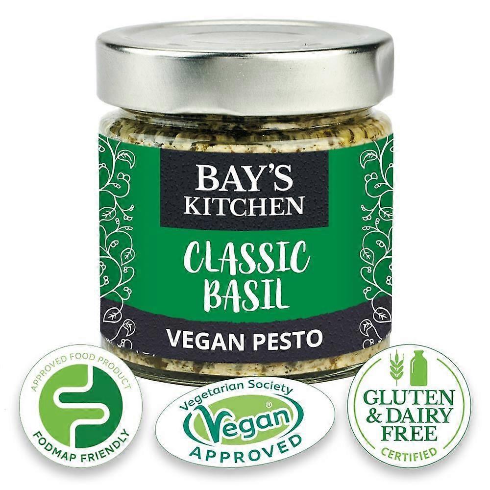 Bays Kitchen Classic Basil Vegan Pesto Low FODMAP 190g
