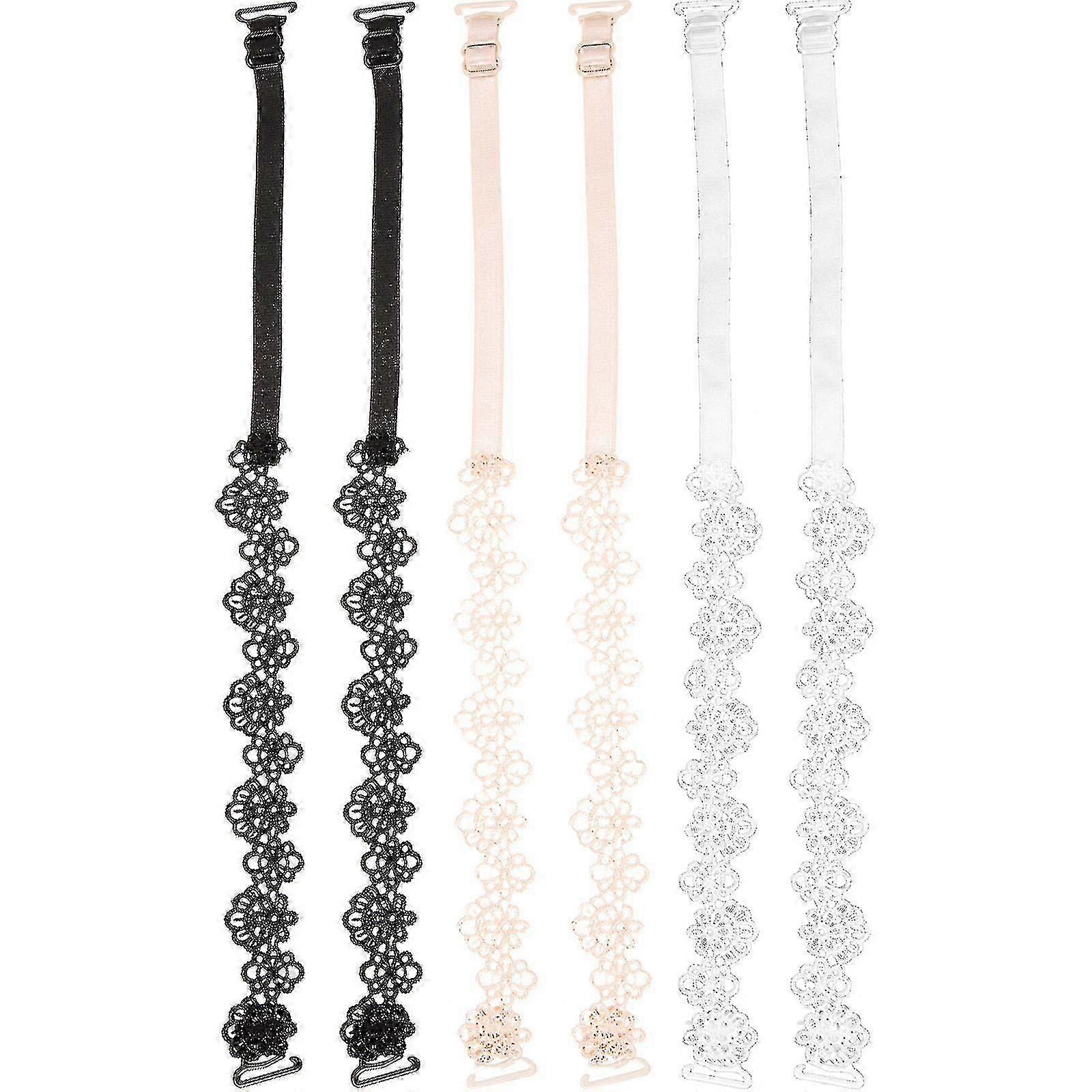 3 par kjolestropper BH stropper erstatning skulderstropper dekorative BH stropper