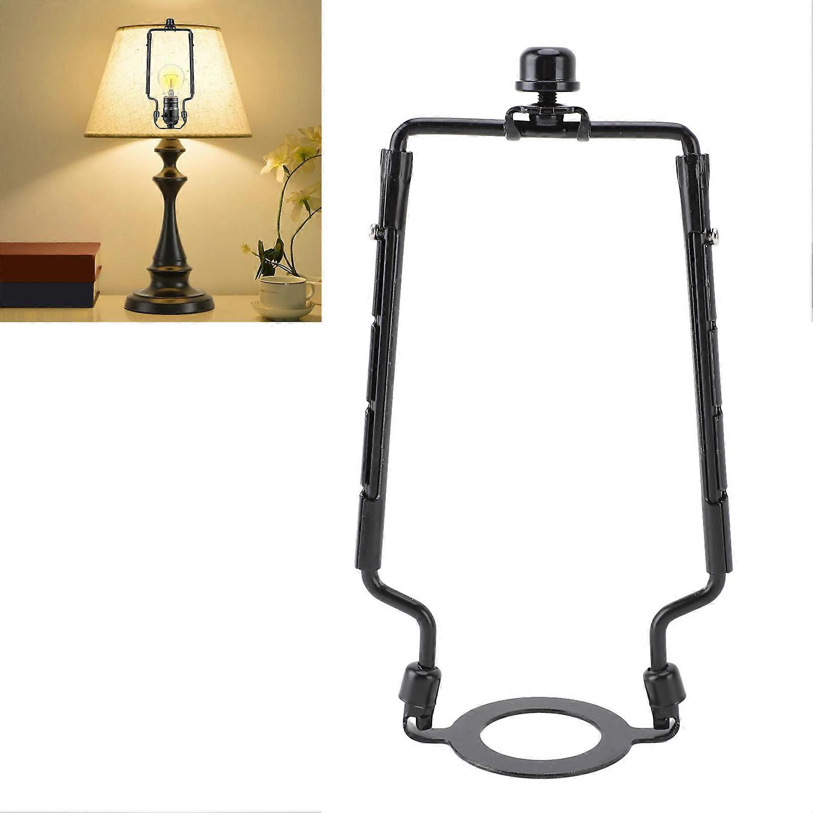 Lamp Shade Harp Holder Iron Exquisite Adjustable Lamp Harp Kit for Standard Lamp Rod E26 Light Base 