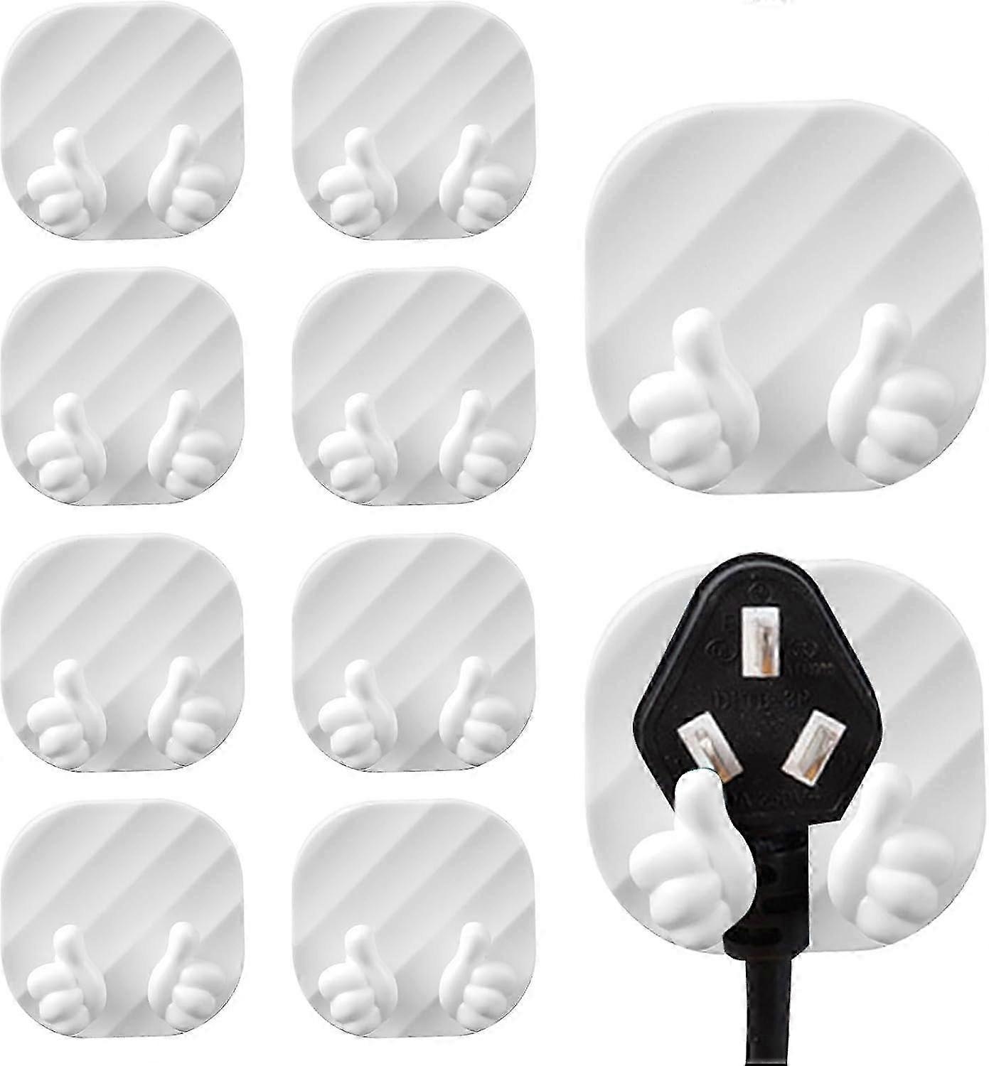 Self-Adhesive Thumb Hooks, Silicone Thumb Wall Hooks | Organizer for Thumb Hooks | Wall Hangers, Multifunctional Silicone Adhesive, Set of 1