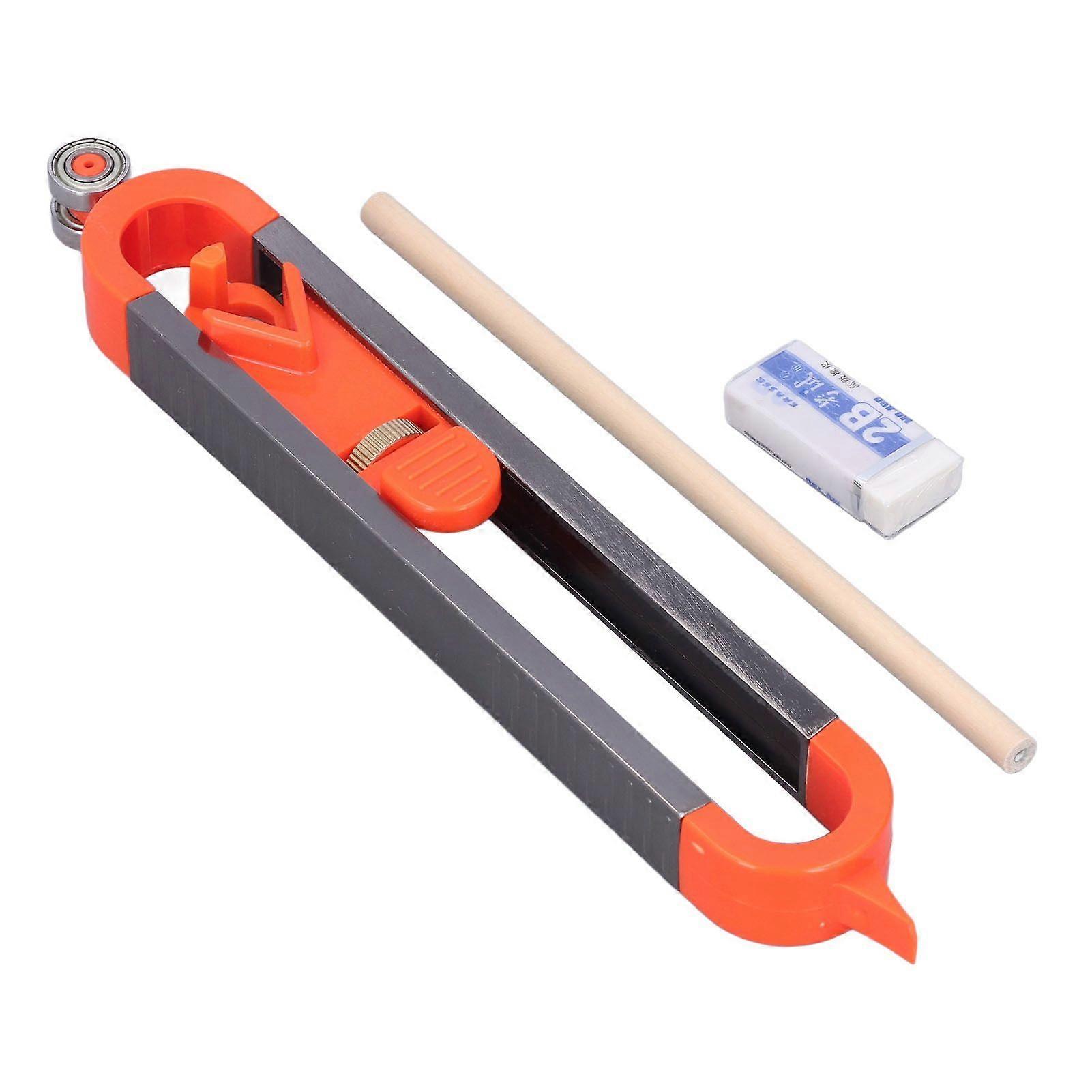 高品質の輪郭スクライバー不規則な円弧測定定規木工プロファイリングゲージsh