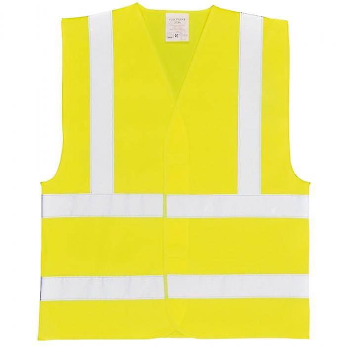 Portwest Unisex Hi-Vis Two Band & Brace Vest (C470) / Workwear / Safetywear