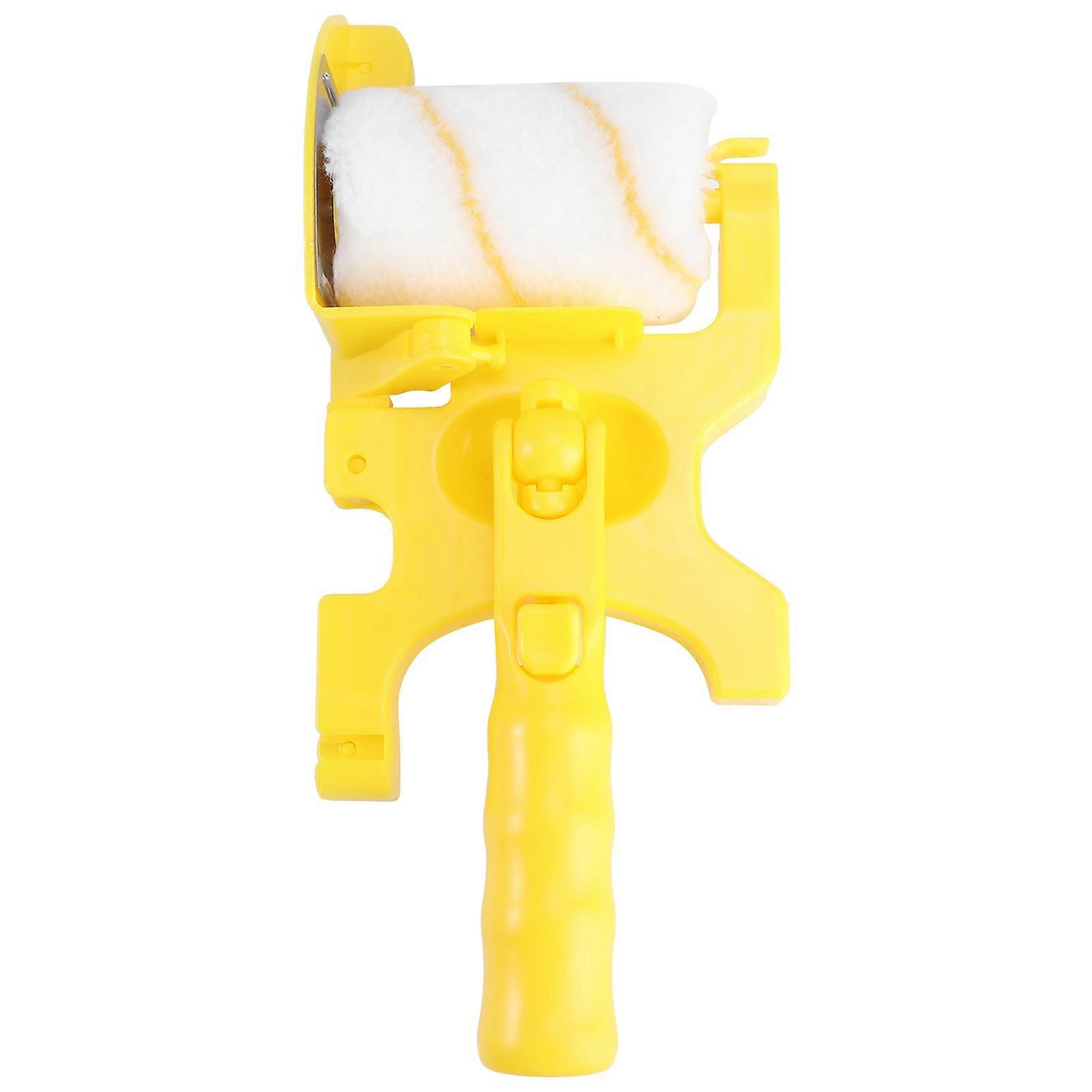 Detachable Smudge Paint Roller Trimmer Brush for Walls & Ceilings – Yellow, Easy to Use, Durable, Efficient Painting Tool with Great Coverage