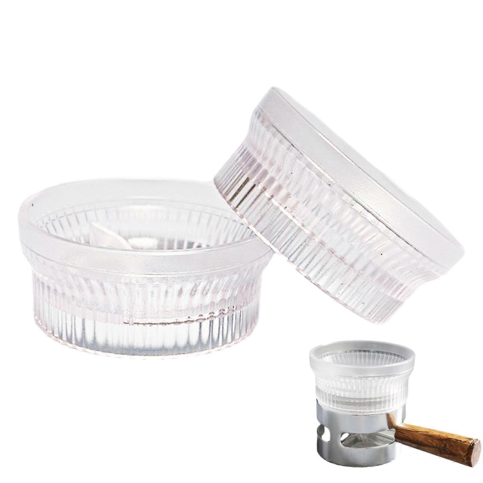 Kaffeepulverfueller 360-Degree Rotating Durable Dosing Funnel For Home Cafe, Transparent Medium Espresso Ring