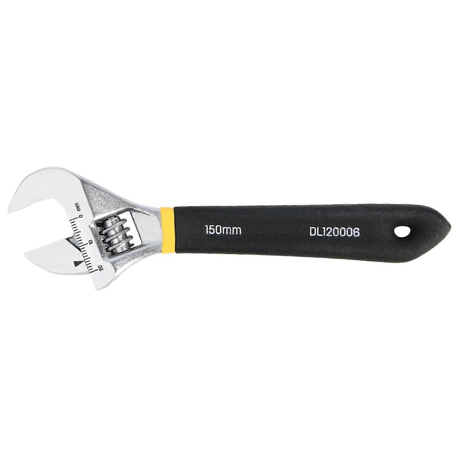 6 Inch Adjustable Wrench Carbon Steel Universal Bathroom Wrench Large Open Tool Open Plumbing