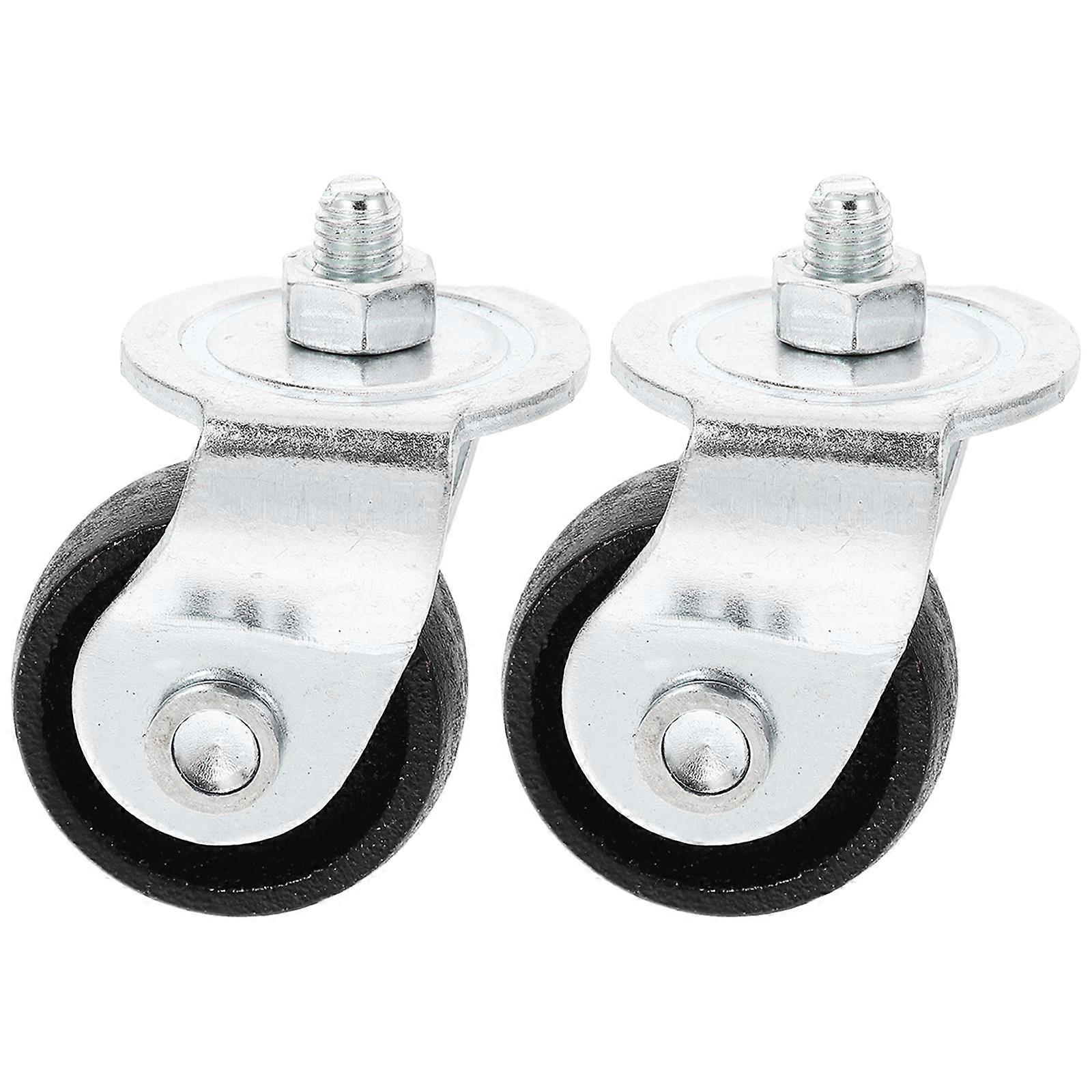 2pcs Jack Caster Wheel Jack Front Wheel Replacement 2 Ton Bearing Wheel Replacement