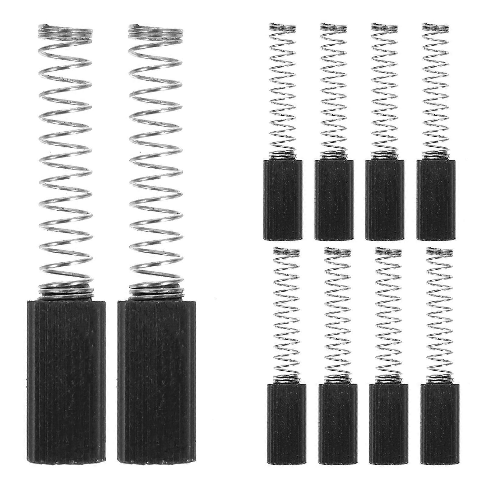 10pcs Sewing Machine Carbon Brushes Motor Accessories for Overlock & Traditional Machines – Enhance Motor Protection, Prevent Wear, Compatible with