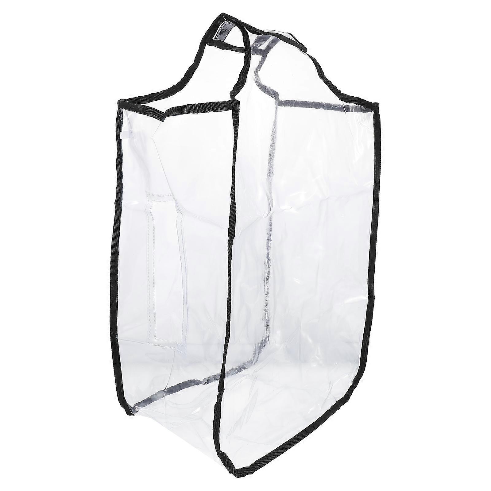 Trolley Protective Covers Dustproof Rectangular Suitcase Trolley Case Transparent 20 Inches PVC Material 1Pack