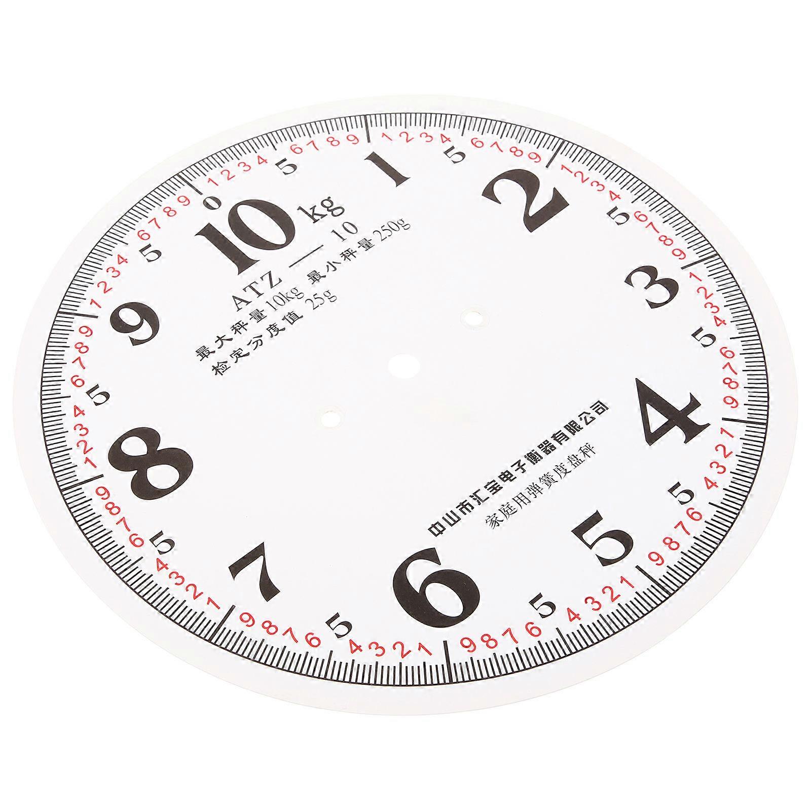 Spring Scale Paper Mechanical Platform Scale Part Industrial Use Square 1Pack