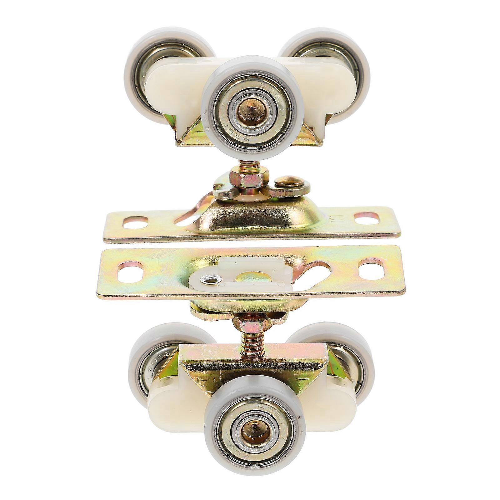 Patio Door Roller Hardware Silent Operation Assorted Color Outdoor Environments 2Pcs