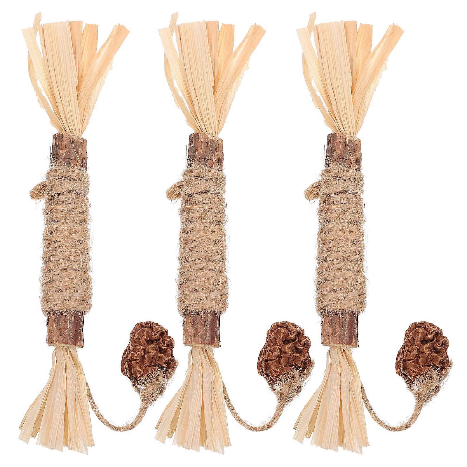 Chat Silvervine Bâtonnets Chocolat 16.00X1.00X1.00CM Playtime 3Set