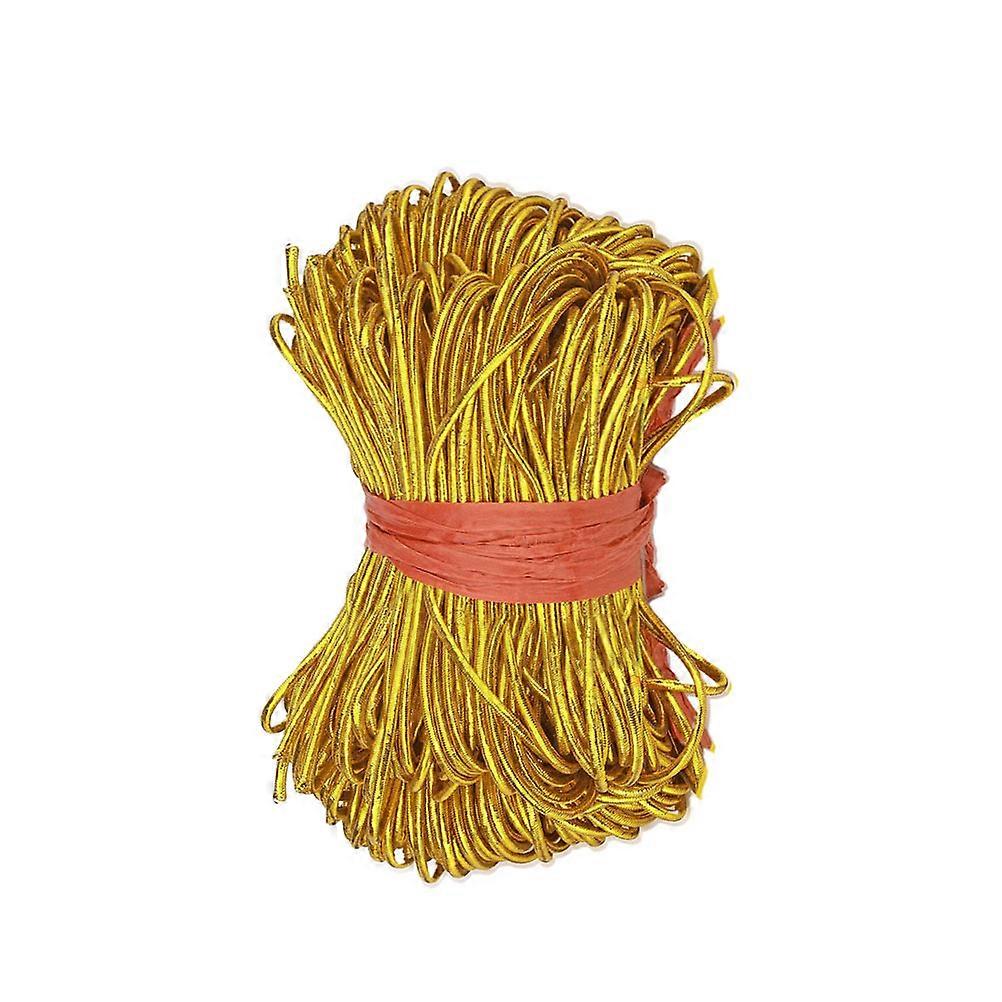Crafting Cord Elastic Cord 150m x 1mm Diameter Golden For Diy Beading And Jewelry Making 1 Roll