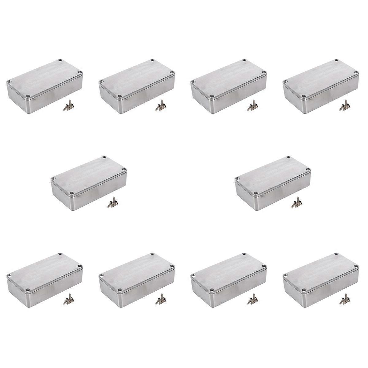 10X Diecast Aluminium Electronics Project Box Case Enclosure Instrument Waterproof, Standard 1590B 1