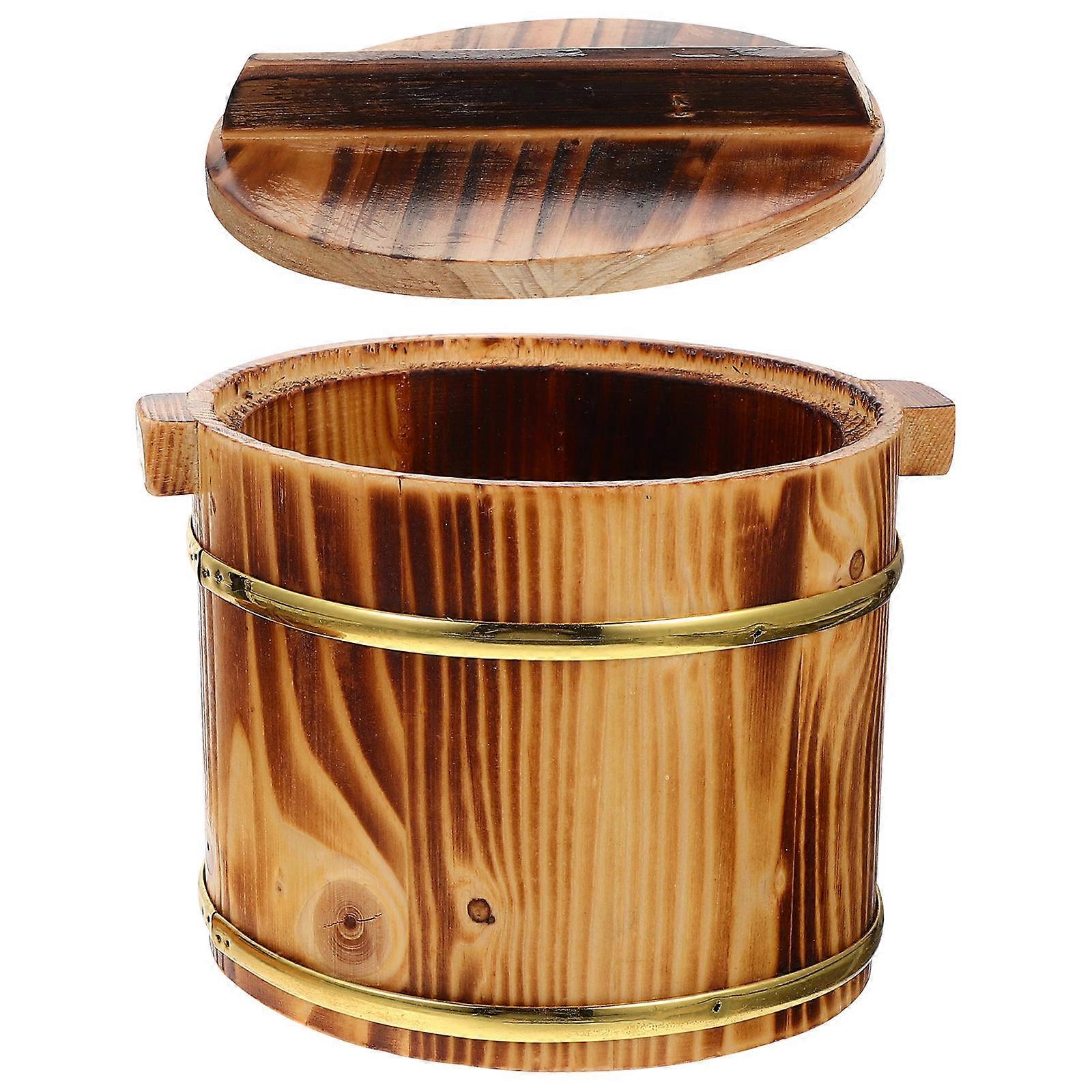 Rice Mixing Bucket Synthetic Material Kitchen Container Party 18X18X17CM 1 Set