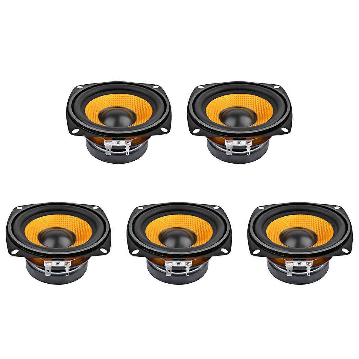 1Pc 4Inch Audio Speaker 4 Ohm 15W Bass Speaker for Sound System