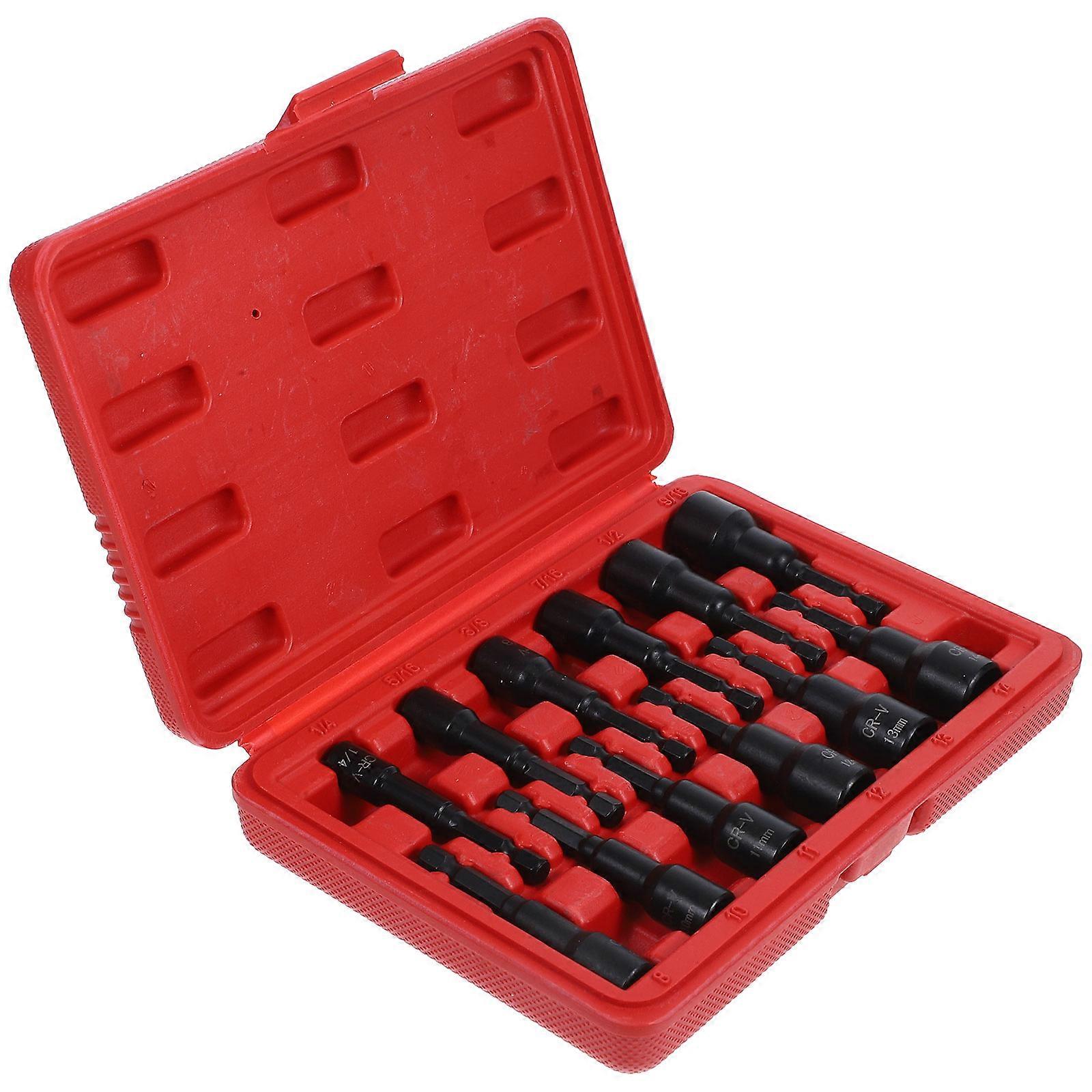 Socket Sets Socket Wrenches Impact Sockets Drive Socket Tool Supply Various Tasks Black 12 Pieces