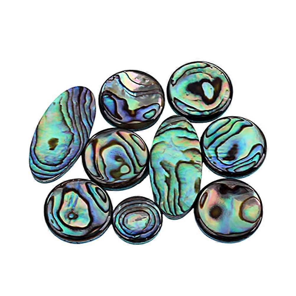 Saxophone Soprano Buttons Green 9Pcs Tenor Saxophone Accessories Shell Material