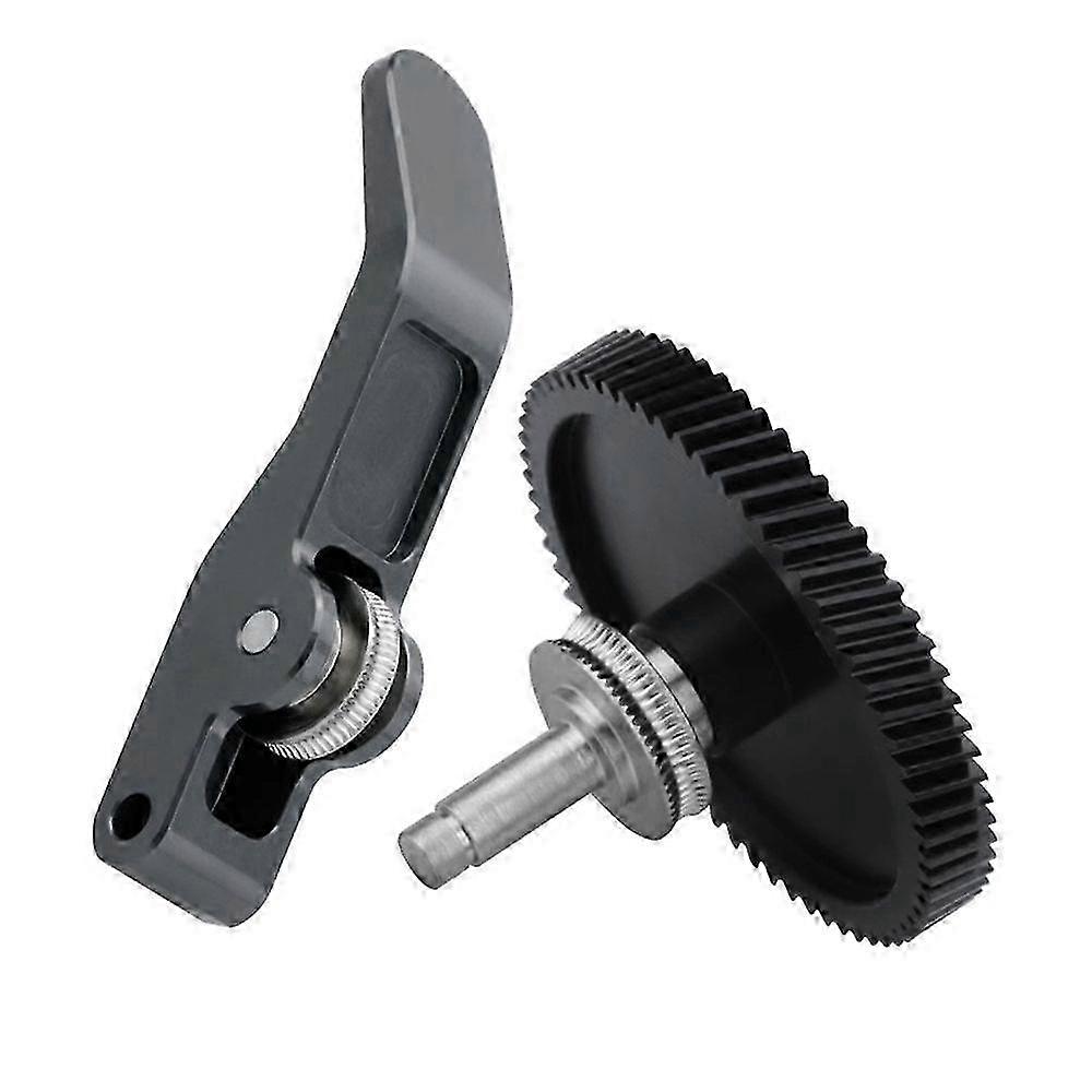 Hardened Steel Extruder Gear Assembly for Compatible 3D Printers, 3D Printer Accessory Black+Grey