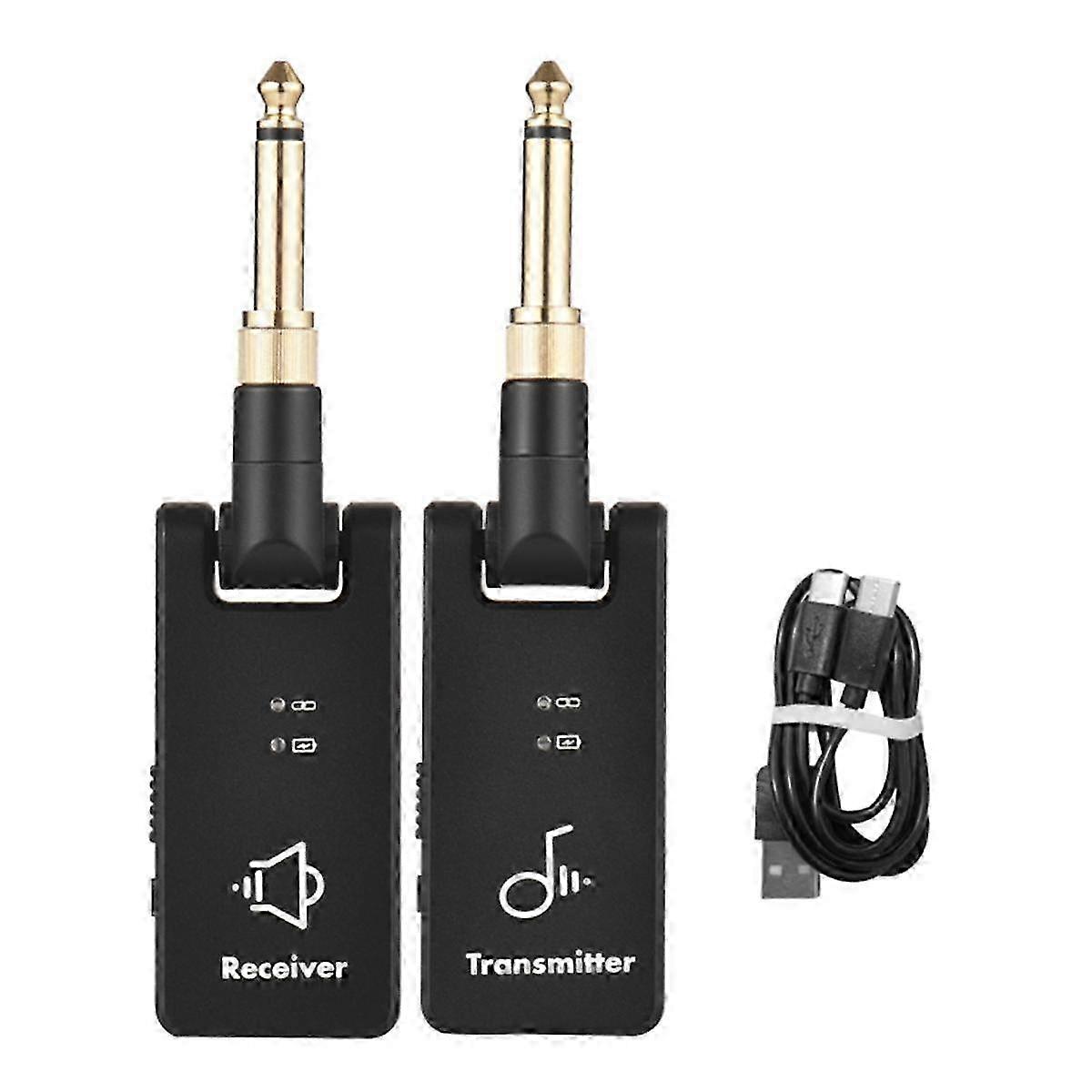 Wireless Transmission System for Electric Guitar and Bass with Charging Box