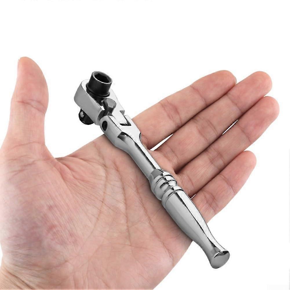 Innovative Mini Ratchet Wrench 2-in-1 Ratchet And Wrench Compact For Tight Spaces Model A For Mechanics And DIY