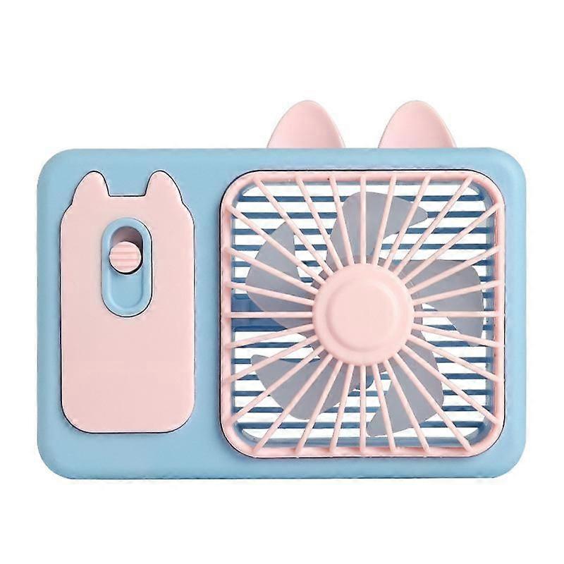 Cute Cartoon Kitten Camera Handheld Desktop Fan
